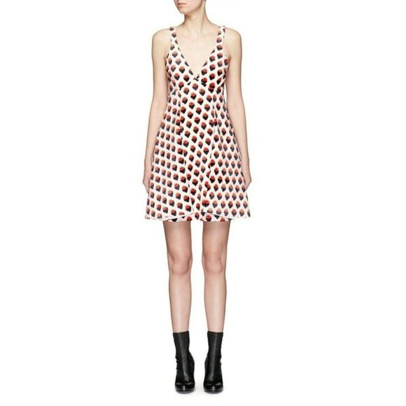 VICTORIA BECKHAM New Strawberry Jacquard Dress - Picture 5 of 10